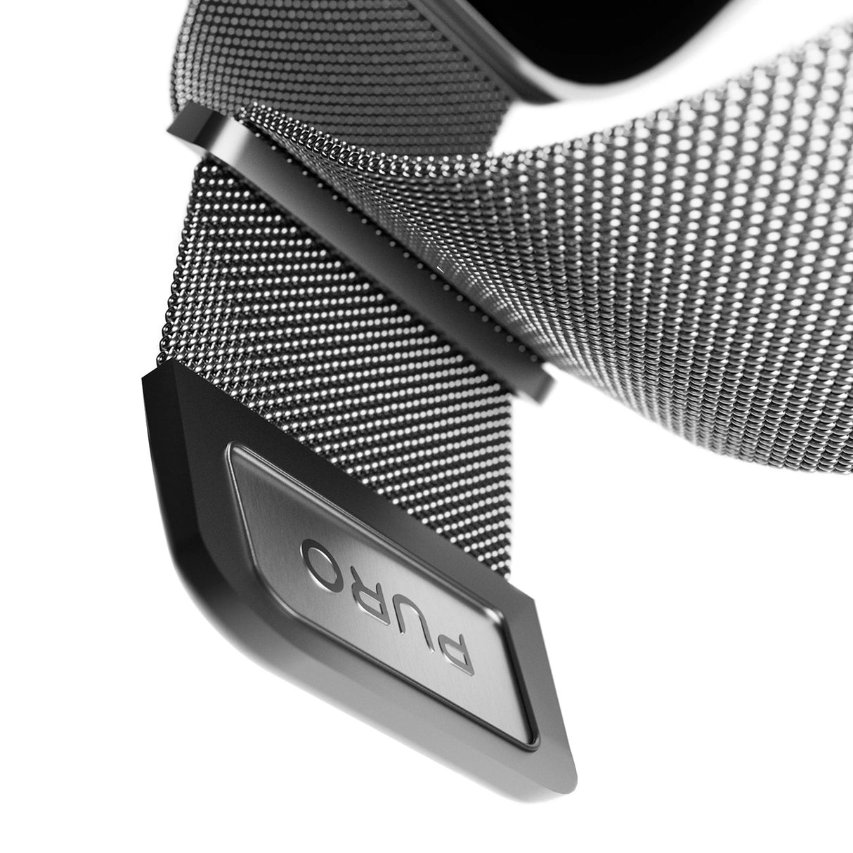 Puro Milanese rustfrit stål rem til Apple Watch 42 / 44 / 45 / 49 mm - Silver