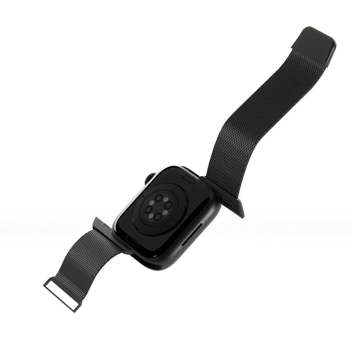 Puro 'MILANESE' Watch bånd til Apple Watch 42-44-45-49m, sort