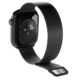 Puro 'MILANESE' Watch bånd til Apple Watch 42-44-45-49m, sort