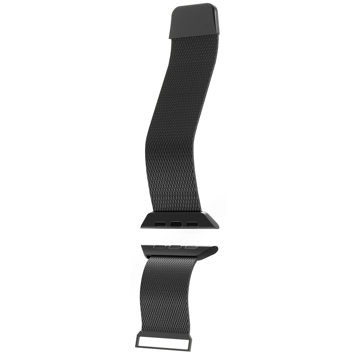 Puro 'MILANESE' Watch bånd til Apple Watch 42-44-45-49m, sort