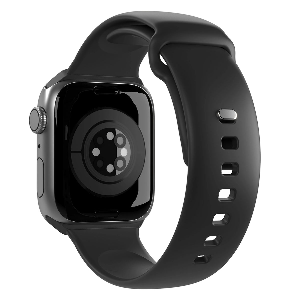 Puro Icon Silicone Strap til Apple Watch 42 / 44 / 45 / 49 mm - sort (2 st.)