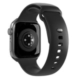 Puro Icon Silicone Strap til Apple Watch 42 / 44 / 45 / 49 mm - sort (2 st.)