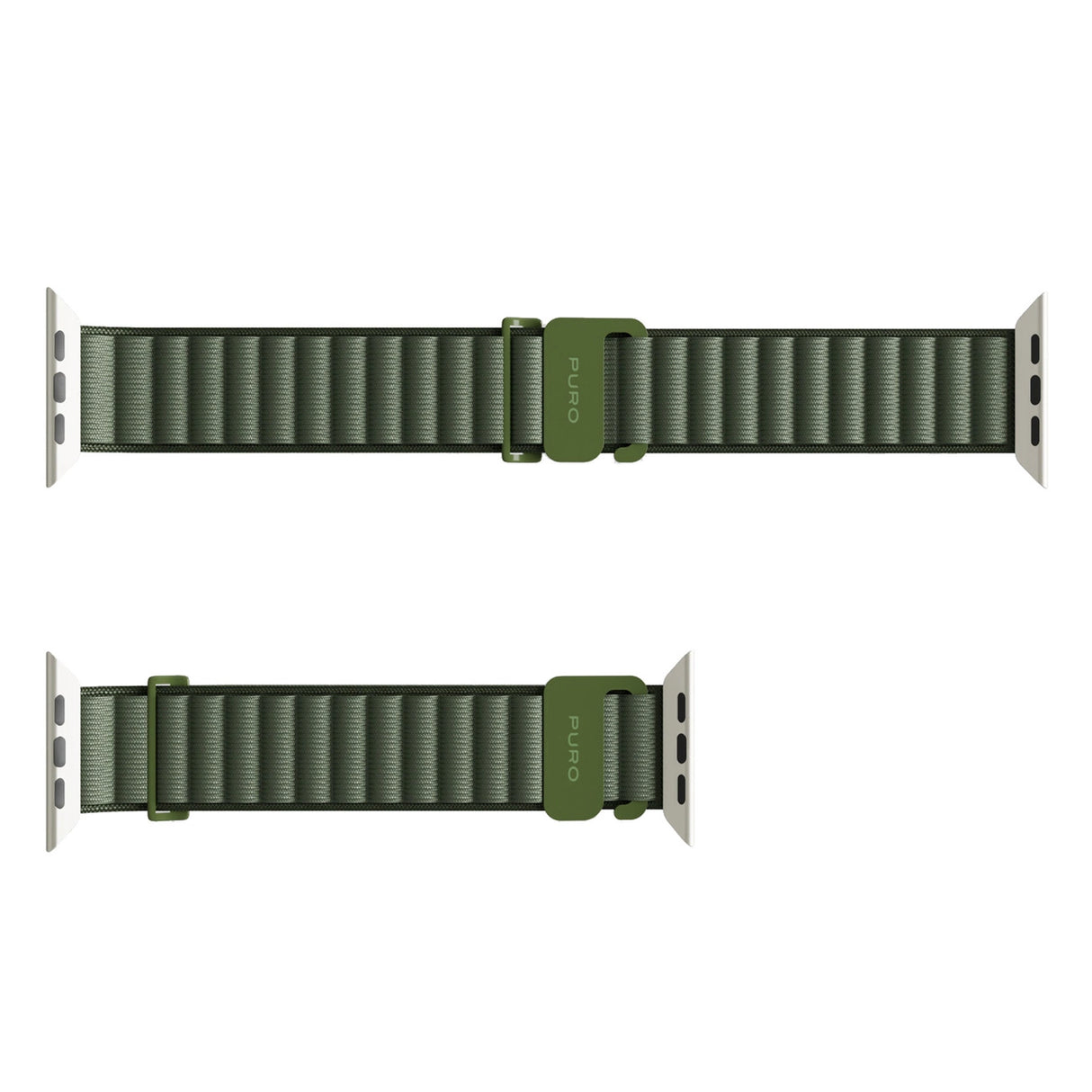 Puro Extreme Nylon rem til Apple Watch 42 / 44 / 45 / 49 mm - mørk grøn