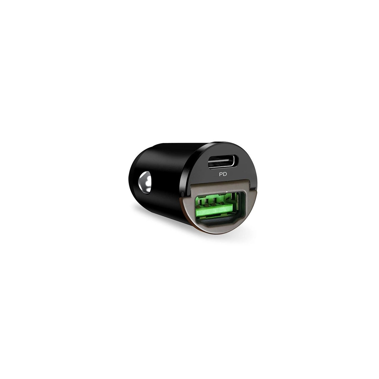 Puro Mini 30W Power Delivery USB-C USB-A Biloplader - sort