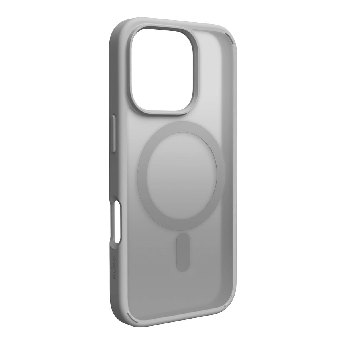 Puro Gradient MagSafe Silicone Case til iPhone 16 Pro Max - Sølv