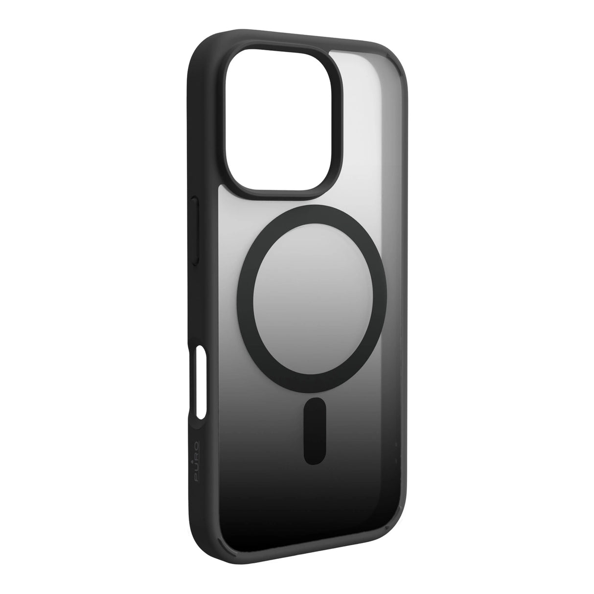 Puro Gradient MagSafe Silicone Case til iPhone 16 Pro Max - sort