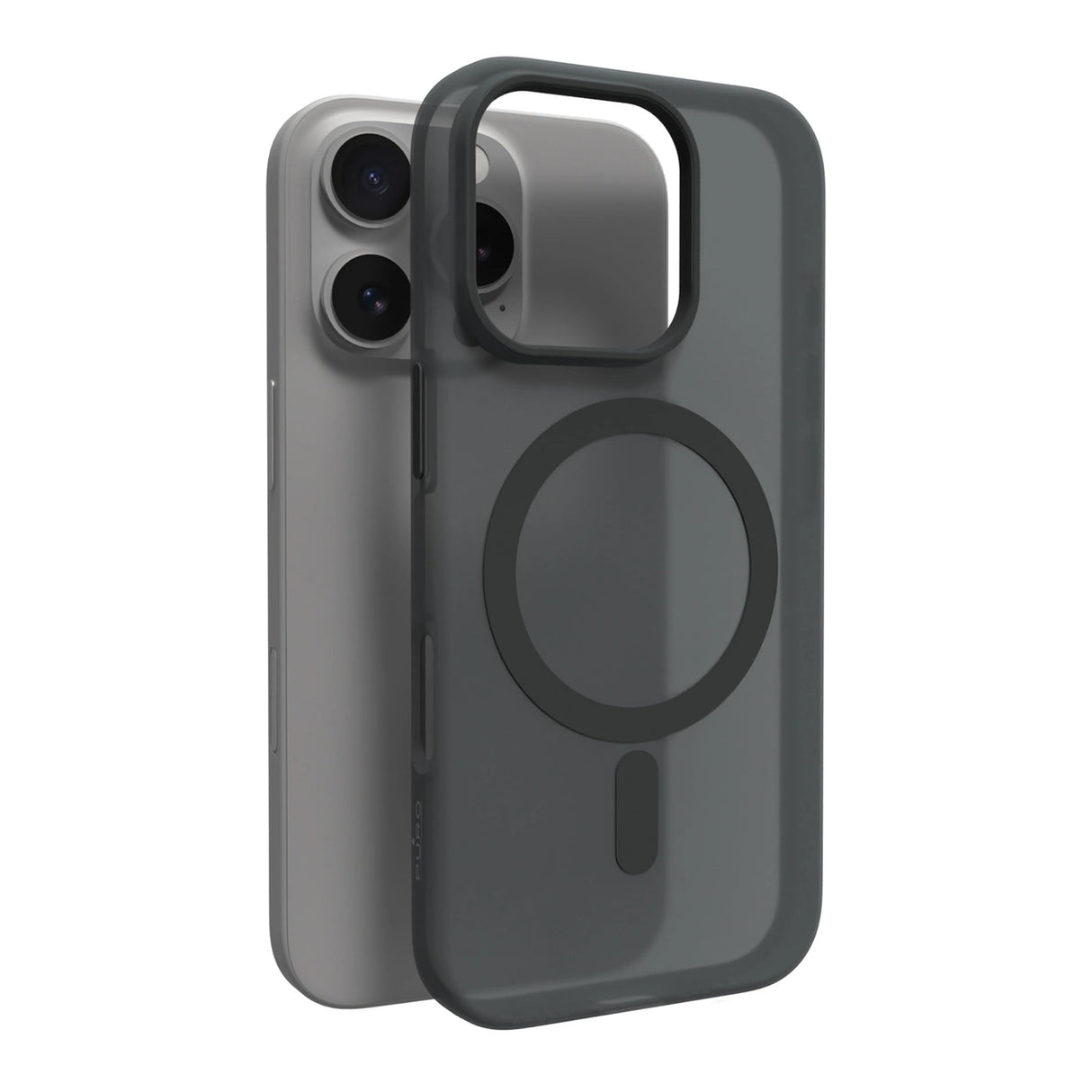 Puro Daylight MagSafe Silicone Case til iPhone 16 Pro - sort