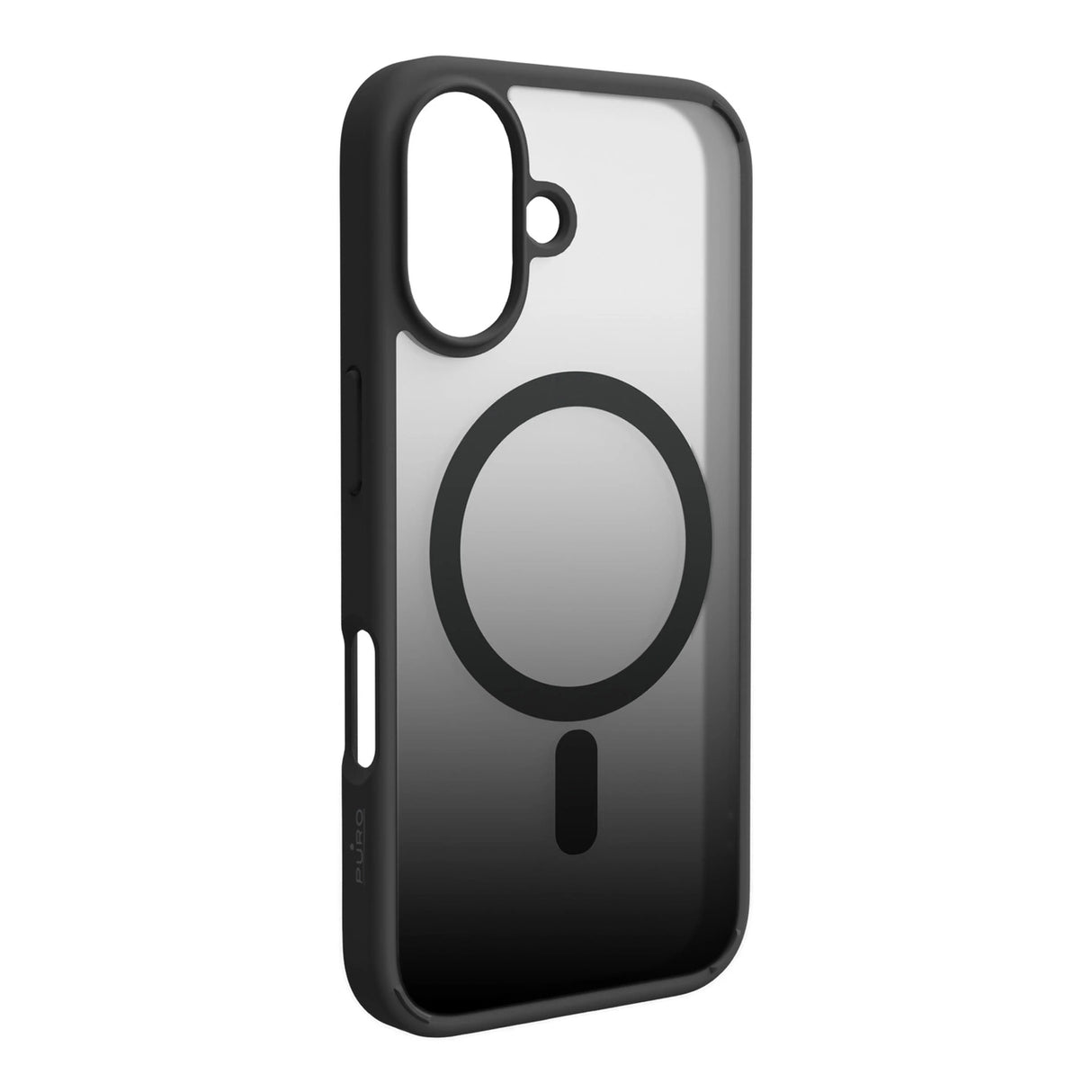 Puro Gradient MagSafe Silicone Case til iPhone 16 - sort