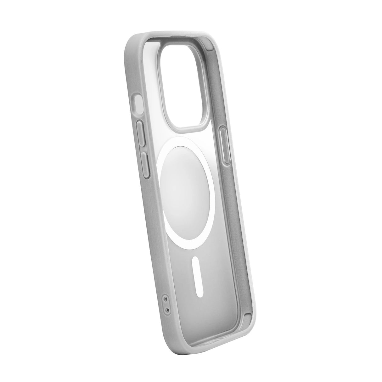 Puro Gradient MagSafe Silicone Case til iPhone 15 Pro - Sølv