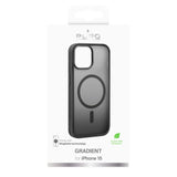 Puro Gradient Case med MagSafe til iPhone 15 - sort