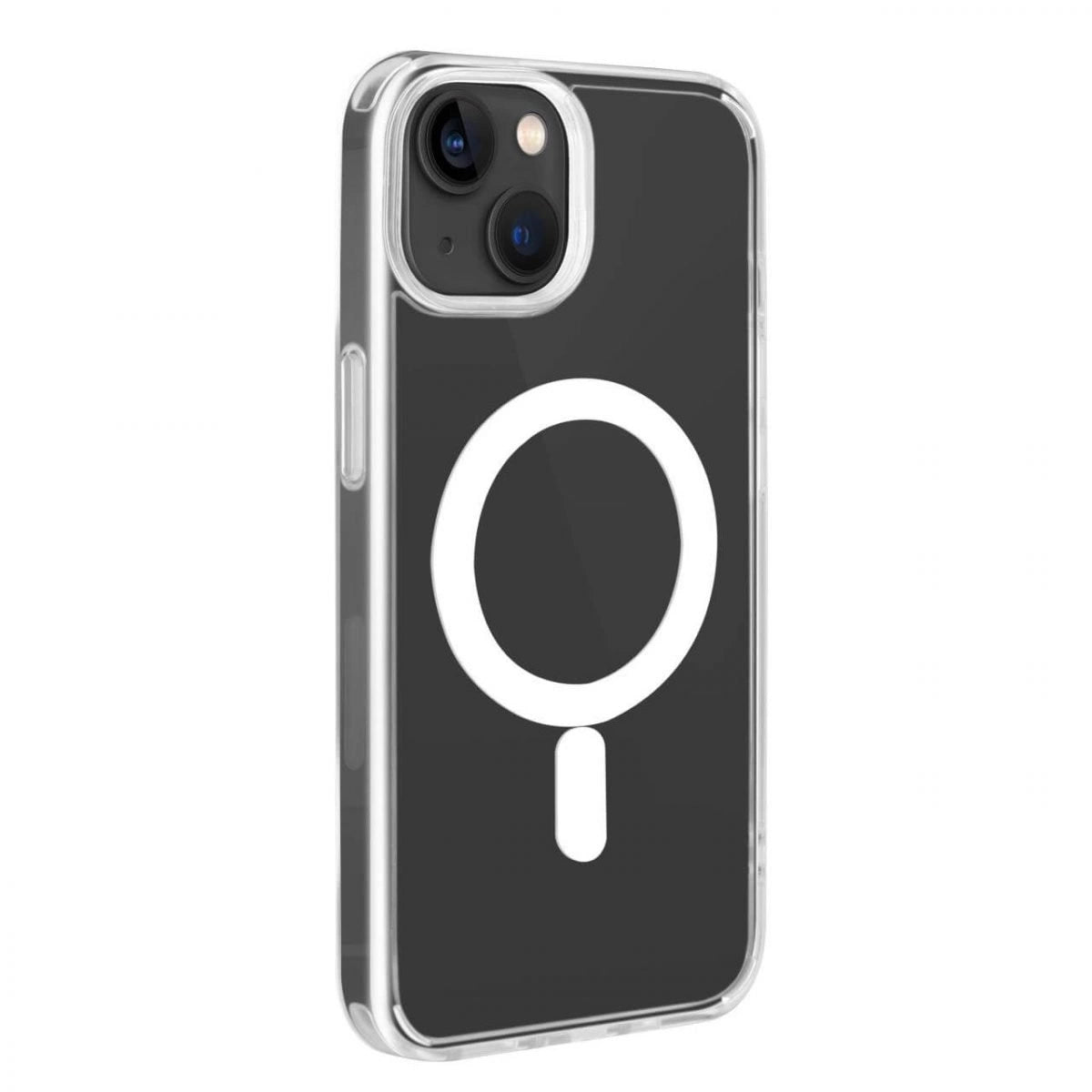 Puro Lite Mag MagSafe Silicone Case til iPhone 14 / 13 - Gennemsigtig