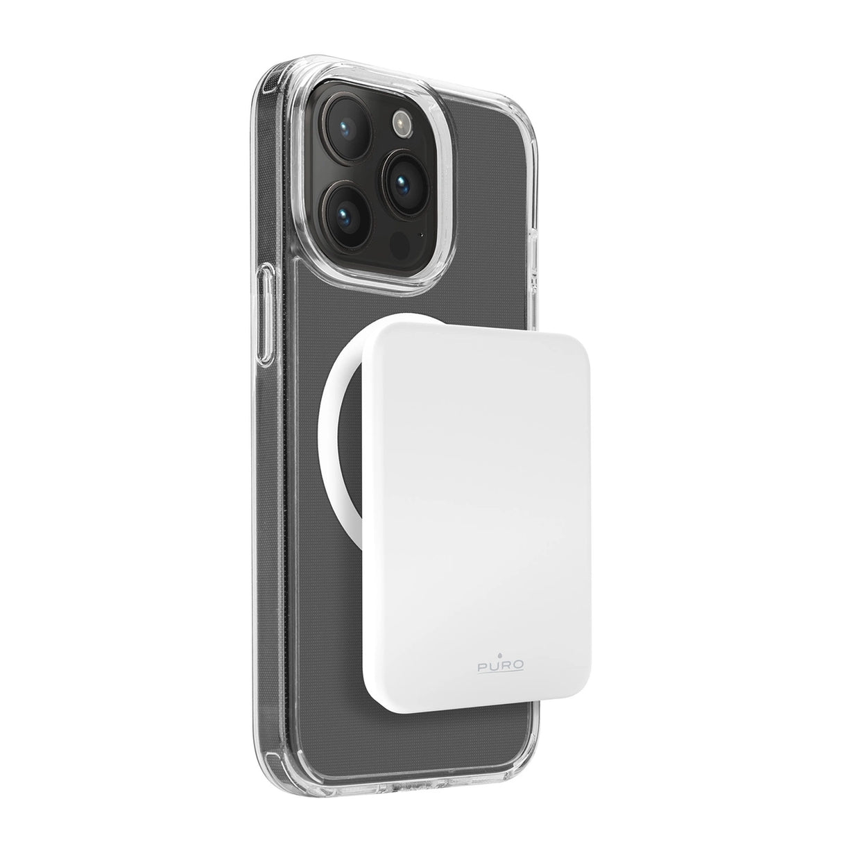 Puro Slim Power Mag 4200mAh Power Bank med MagSafe USB-C - hvid