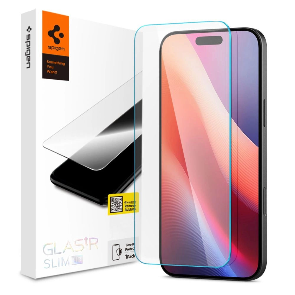 Spigen Glas.tR Slim hærdet glas til iPhone 15/16