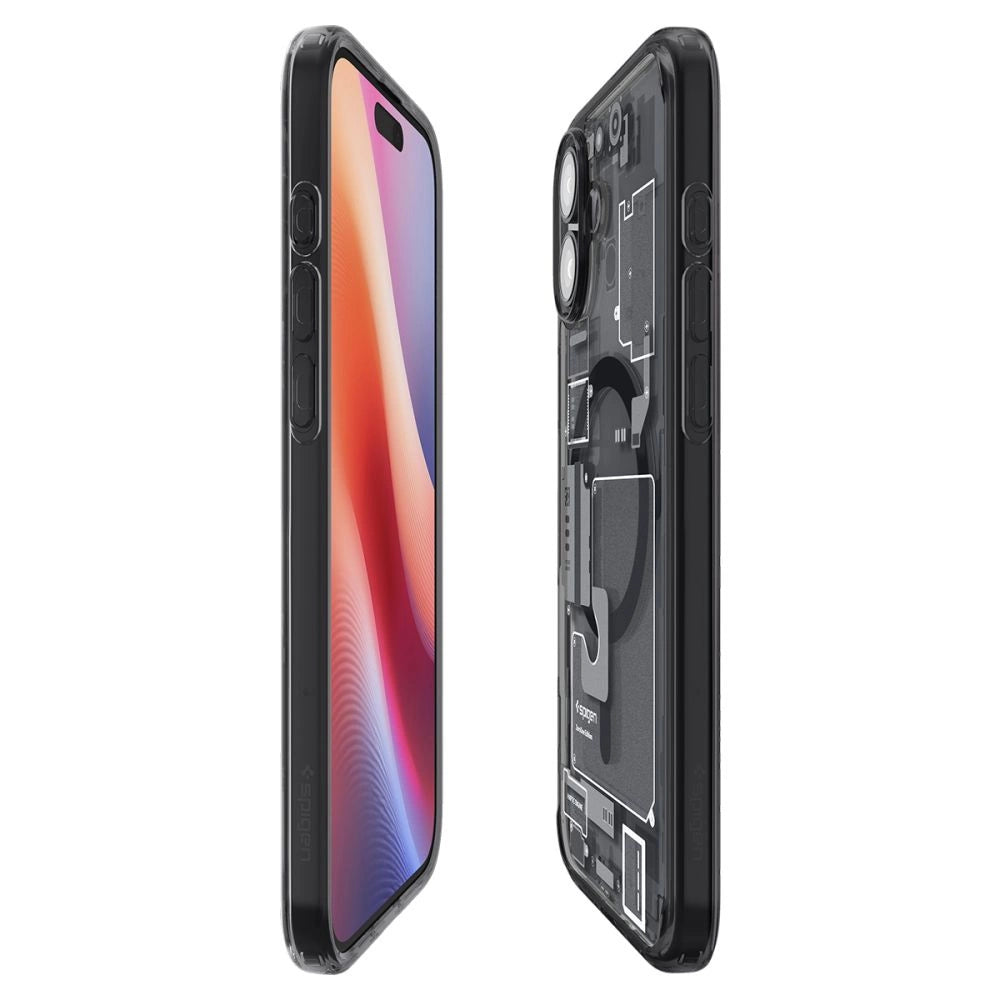 Spigen Ultra Hybrid MagSafe Zero One til iPhone 16 - mørkgrå