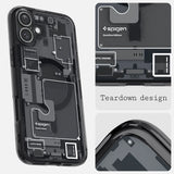 Spigen Ultra Hybrid MagSafe Zero One til iPhone 16 - mørkgrå