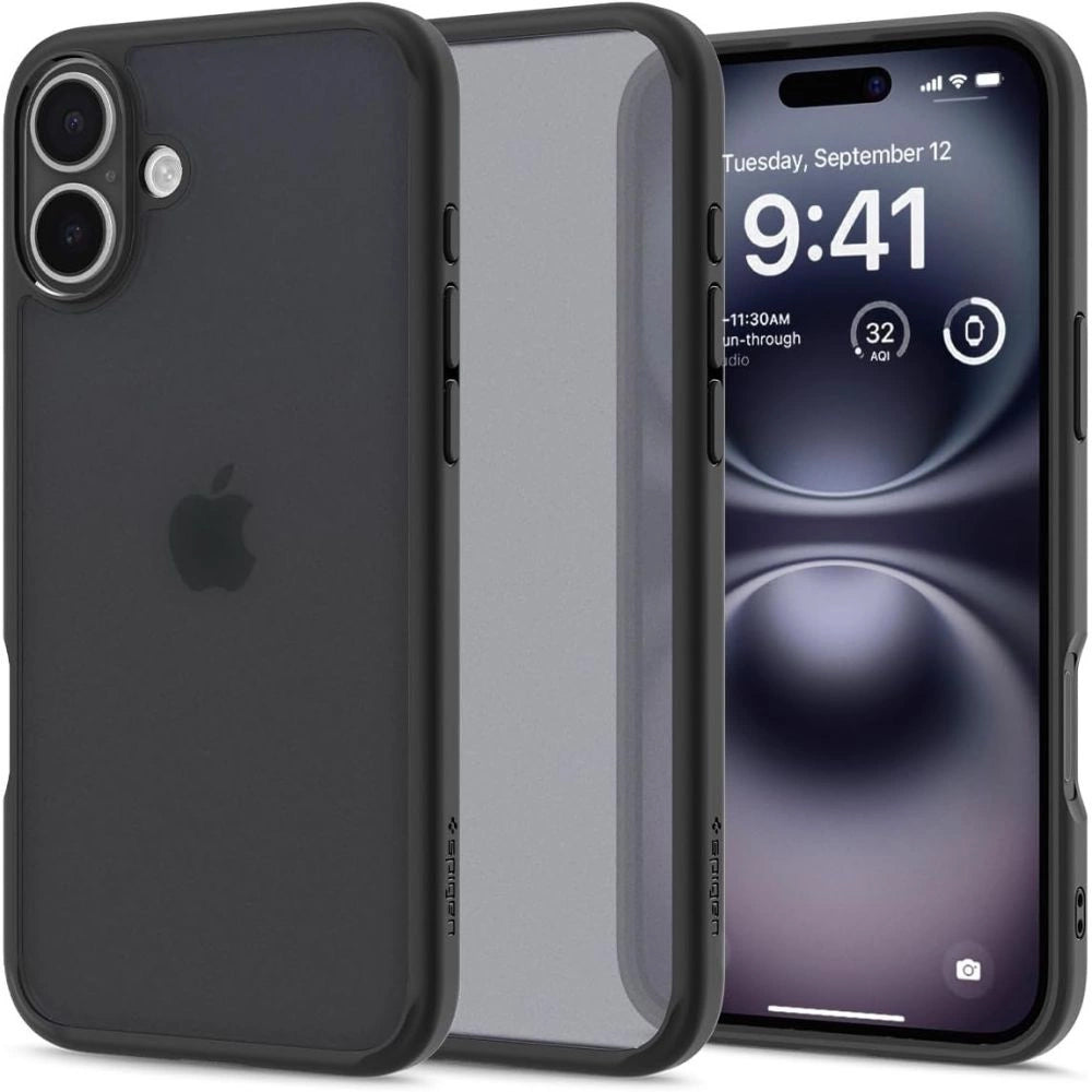 Spigen Ultra Hybrid MagSafe til iPhone 16 - sort