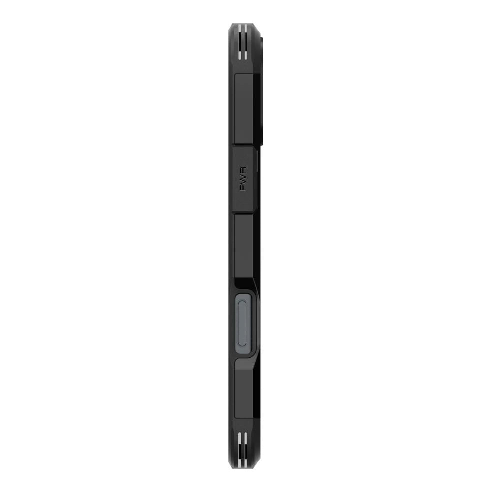 Spigen Tough Armor MagSafe-hylster med stand til iPhone 16 - sort