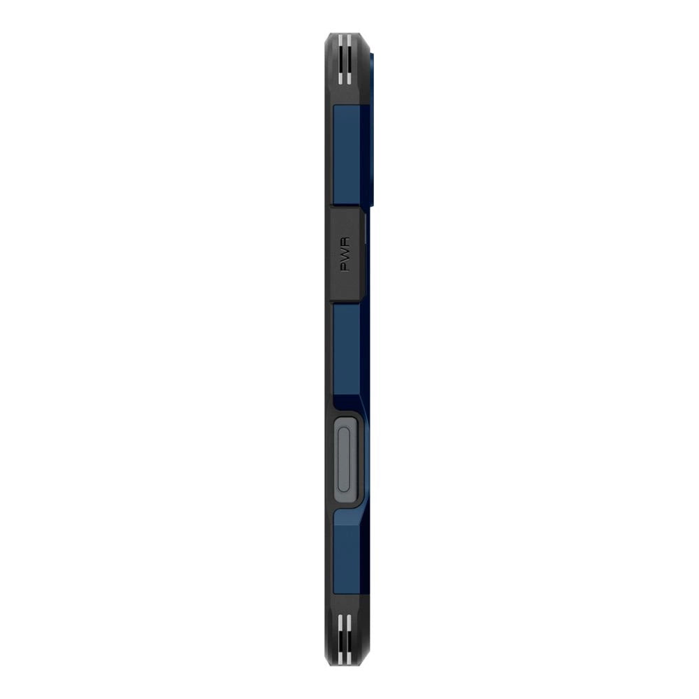Spigen Tough Armor MagSafe-hylster med stand til iPhone 16 - blå