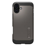 Spigen Tough Armor MagSafe case med stand til iPhone 16 - gunmetal