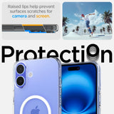 Spigen Liquid Crystal Mag Case med MagSafe til iPhone 16 - klar