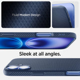 Spigen Liquid Air iPhone 16 Case - Blå