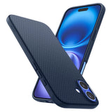 Spigen Liquid Air iPhone 16 Case - Blå
