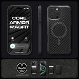 Spigen Core Armor Mag Case med MagSafe til iPhone 16 Pro - Matte Black
