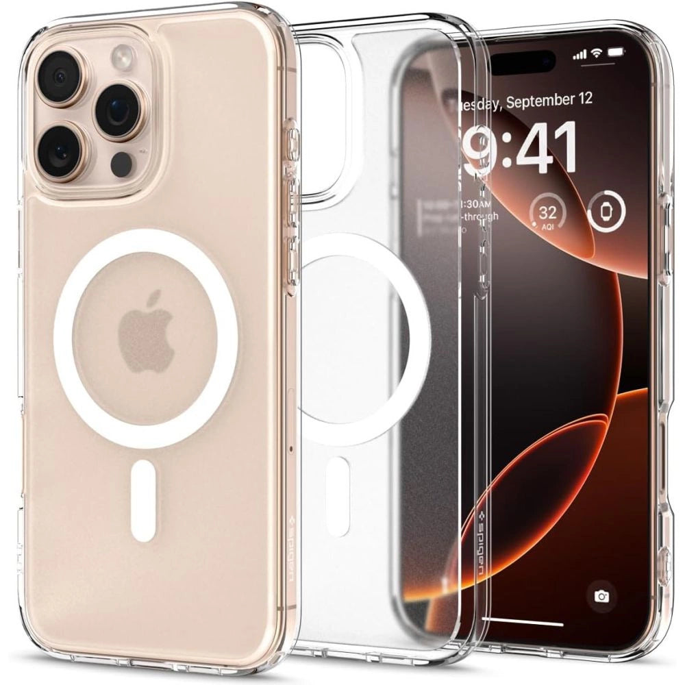 Spigen Ultra Hybrid Mag Case med MagSafe til iPhone 16 Pro - klar