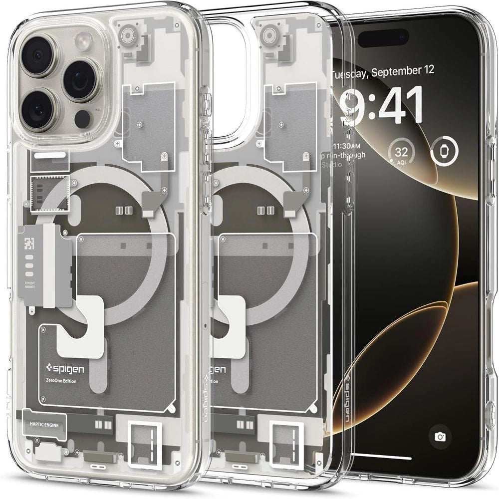 Spigen Ultra Hybrid Mag Zero One med MagSafe til iPhone 16 Pro - titanium