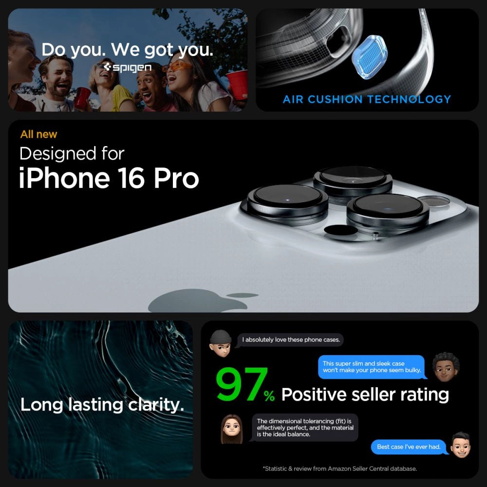 Spigen Ultra Hybrid-hylster til iPhone 16 Pro - titanium