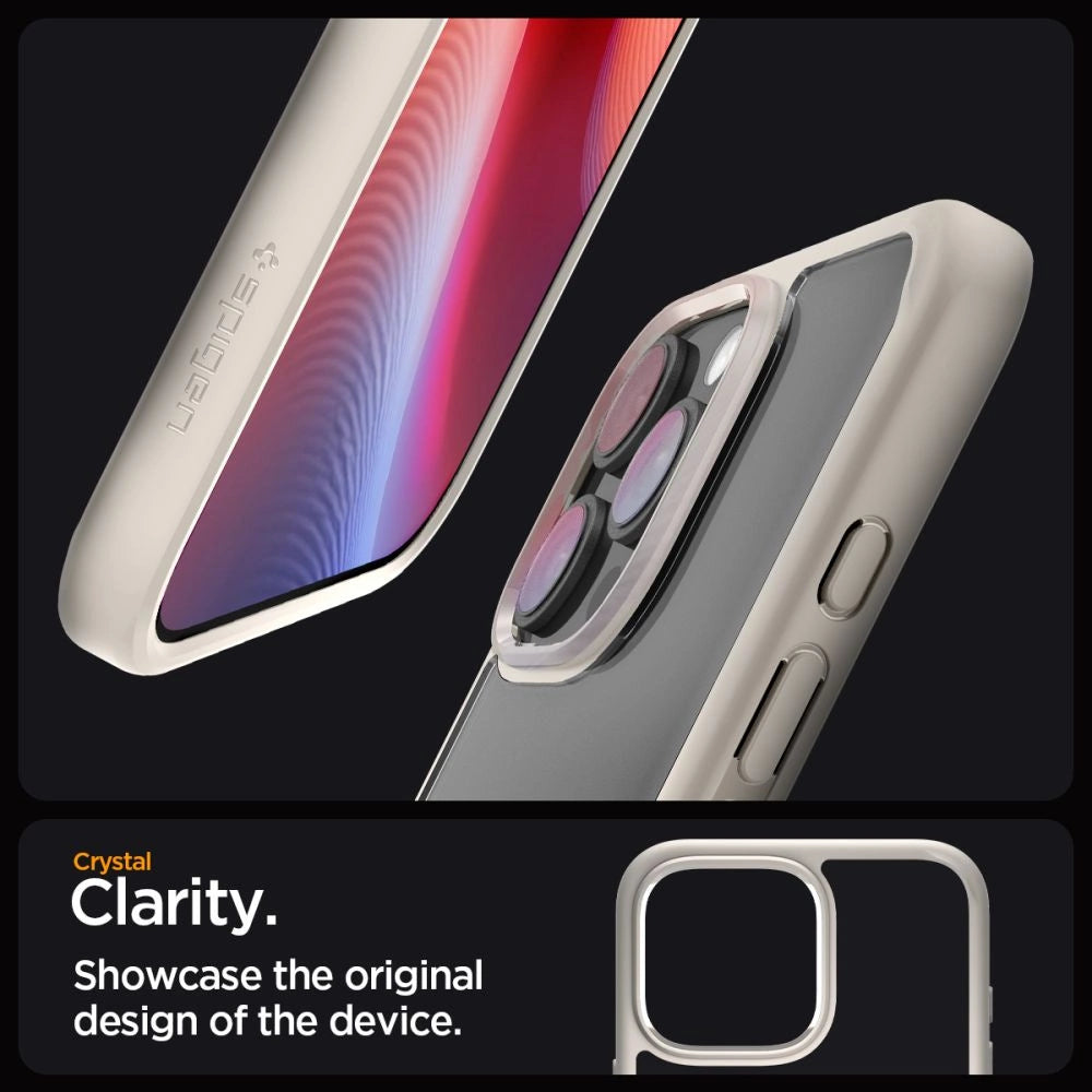 Spigen Ultra Hybrid-hylster til iPhone 16 Pro - titanium