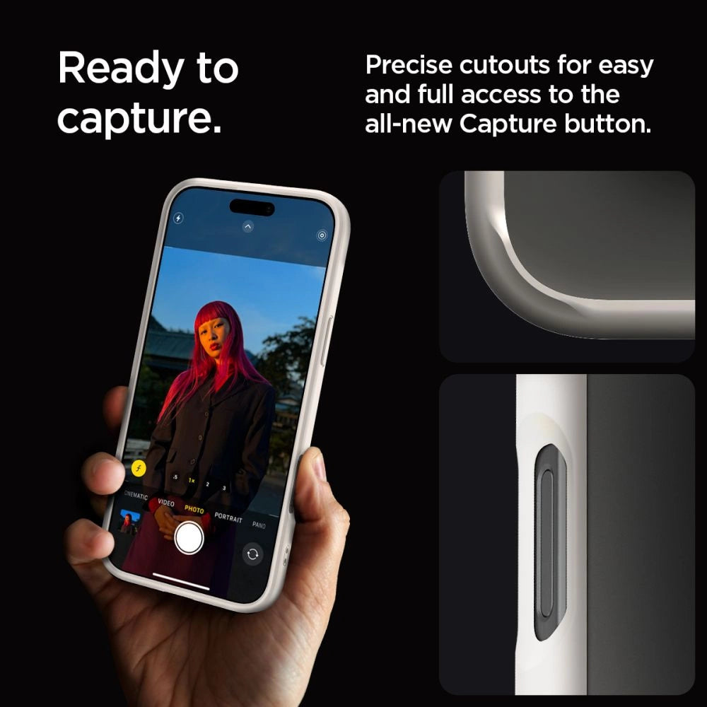 Spigen Ultra Hybrid-hylster til iPhone 16 Pro - titanium