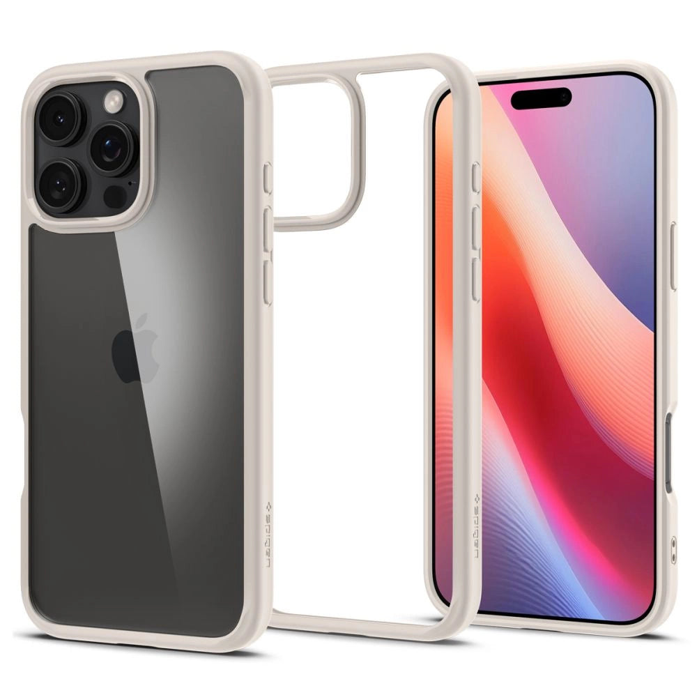 Spigen Ultra Hybrid-hylster til iPhone 16 Pro - titanium