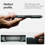 Spigen Tough Armor MagSafe Case med Stativ til iPhone 16 Pro - Grøn