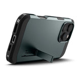 Spigen Tough Armor MagSafe Case med Stativ til iPhone 16 Pro - Grøn