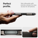Spigen Tough Armor MagSafe-hylster med stativ til iPhone 16 Pro - gunmetal