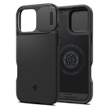 Spigen Optik Armor Mag case med MagSafe til iPhone 16 Pro - sort