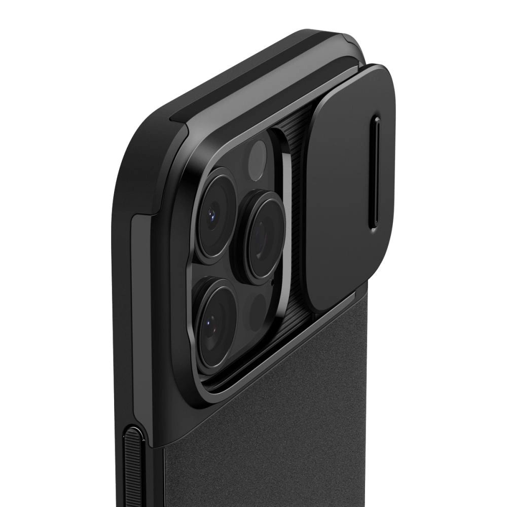 Spigen Optik Armor Mag case med MagSafe til iPhone 16 Pro - sort
