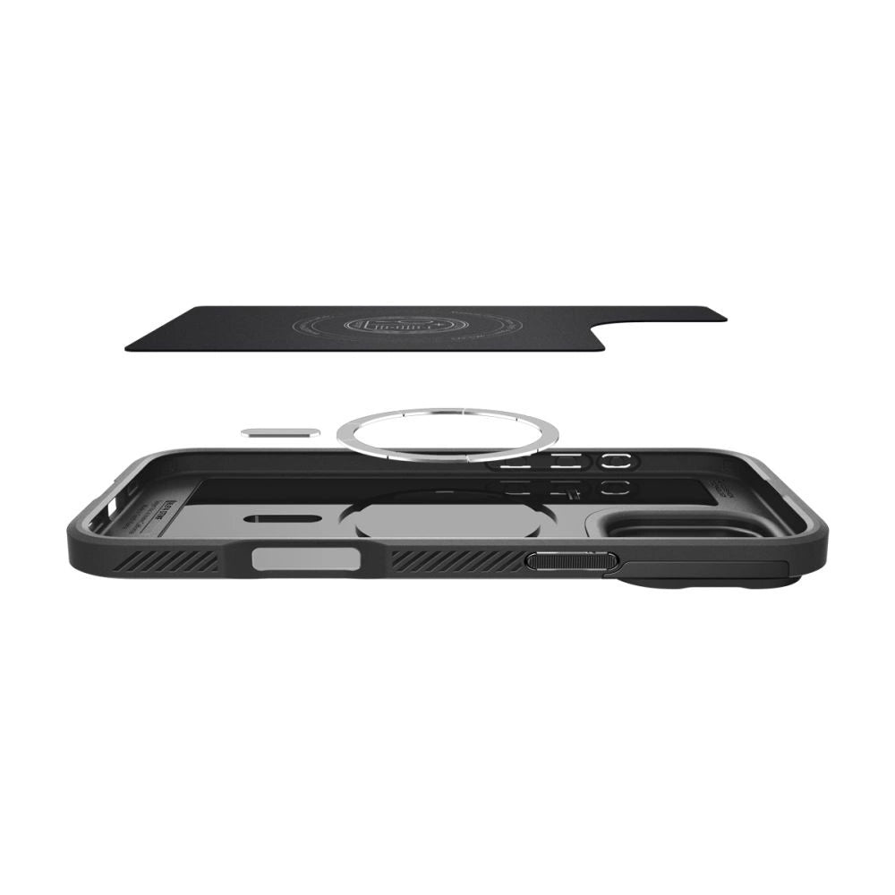 Spigen Optik Armor Mag case med MagSafe til iPhone 16 Pro - sort