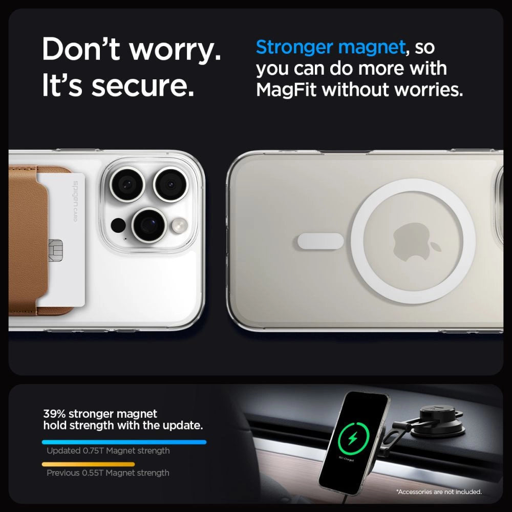Spigen Liquid Crystal Mag MagSafe iPhone 16 Pro Case - klar