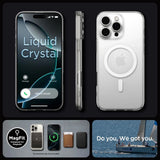 Spigen Liquid Crystal Mag MagSafe iPhone 16 Pro Case - klar