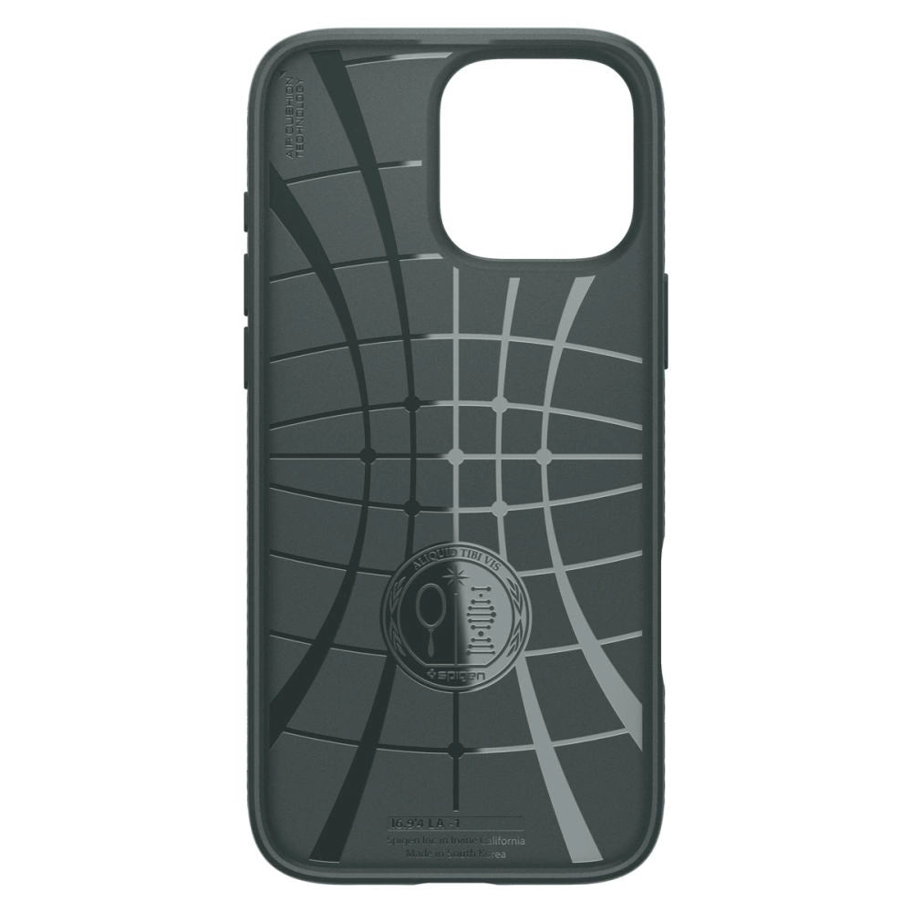 Spigen Liquid Air iPhone 16 Pro Case - Grøn