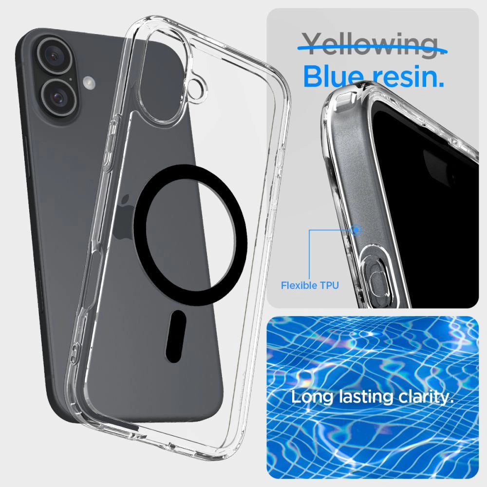 Spigen Ultra Hybrid Mag Case med MagSafe til iPhone 16 Plus - sort