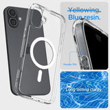 Spigen Ultra Hybrid Mag Case med MagSafe til iPhone 16 Plus - hvid