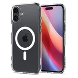 Spigen Ultra Hybrid Mag Case med MagSafe til iPhone 16 Plus - hvid