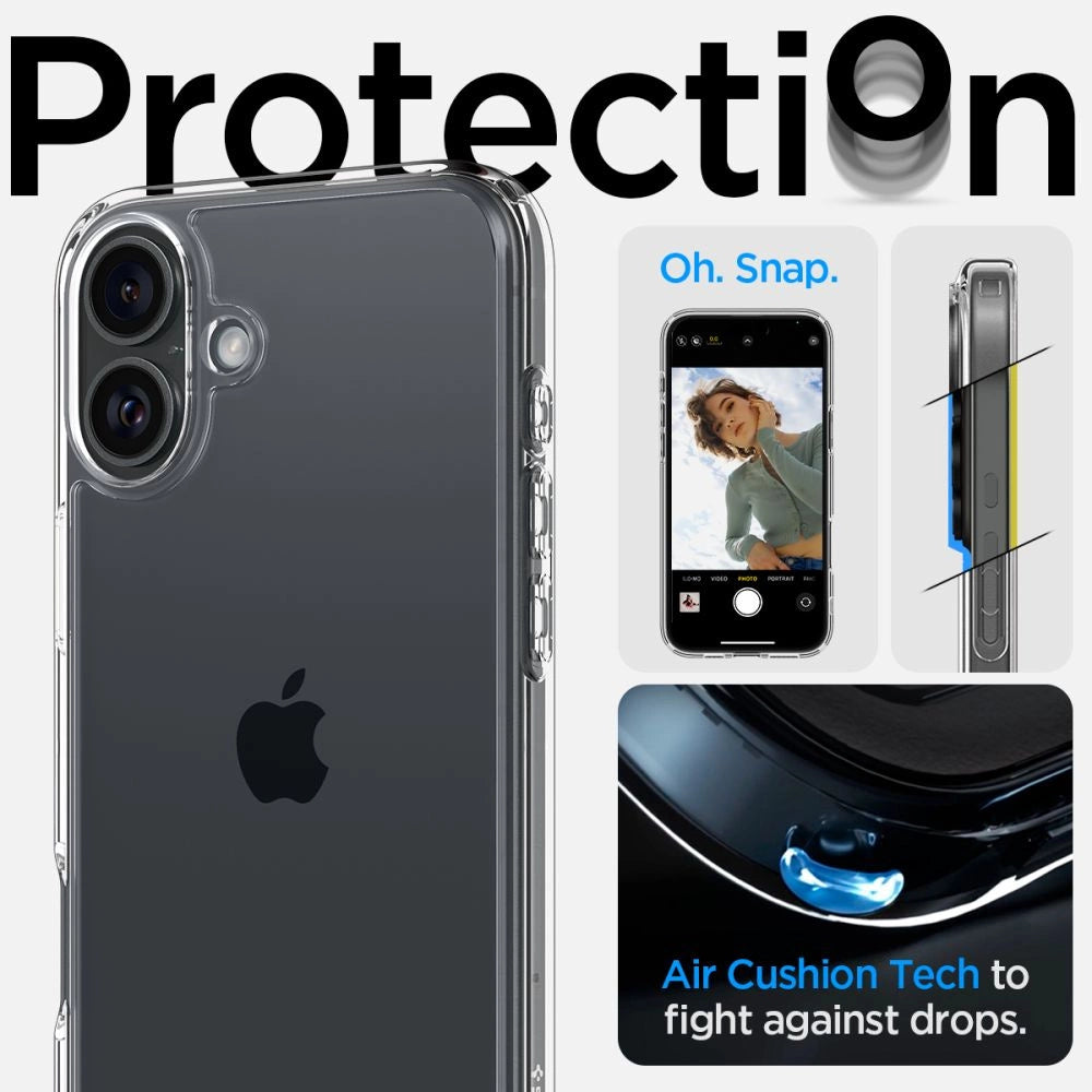 Spigen Ultra Hybrid iPhone 16 Plus Case - klar