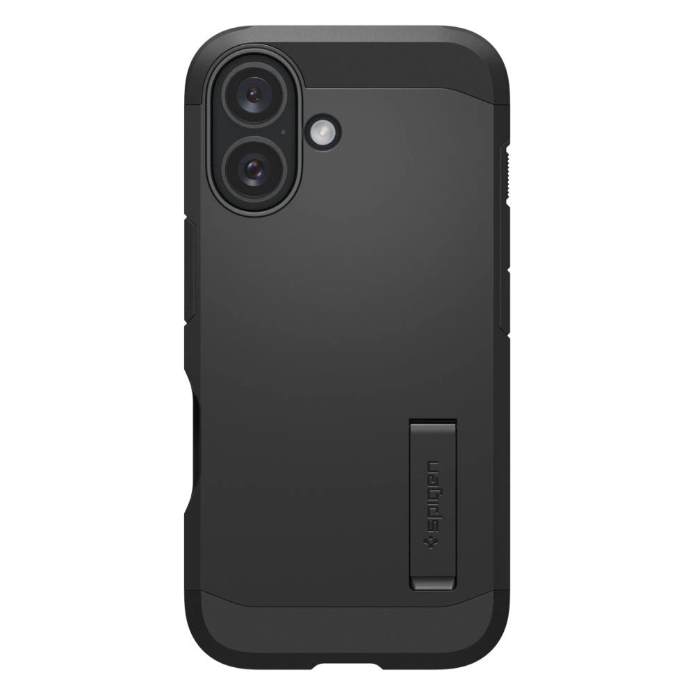 Spigen Tough Armor MagSafe Case med stand til iPhone 16 Plus - sort