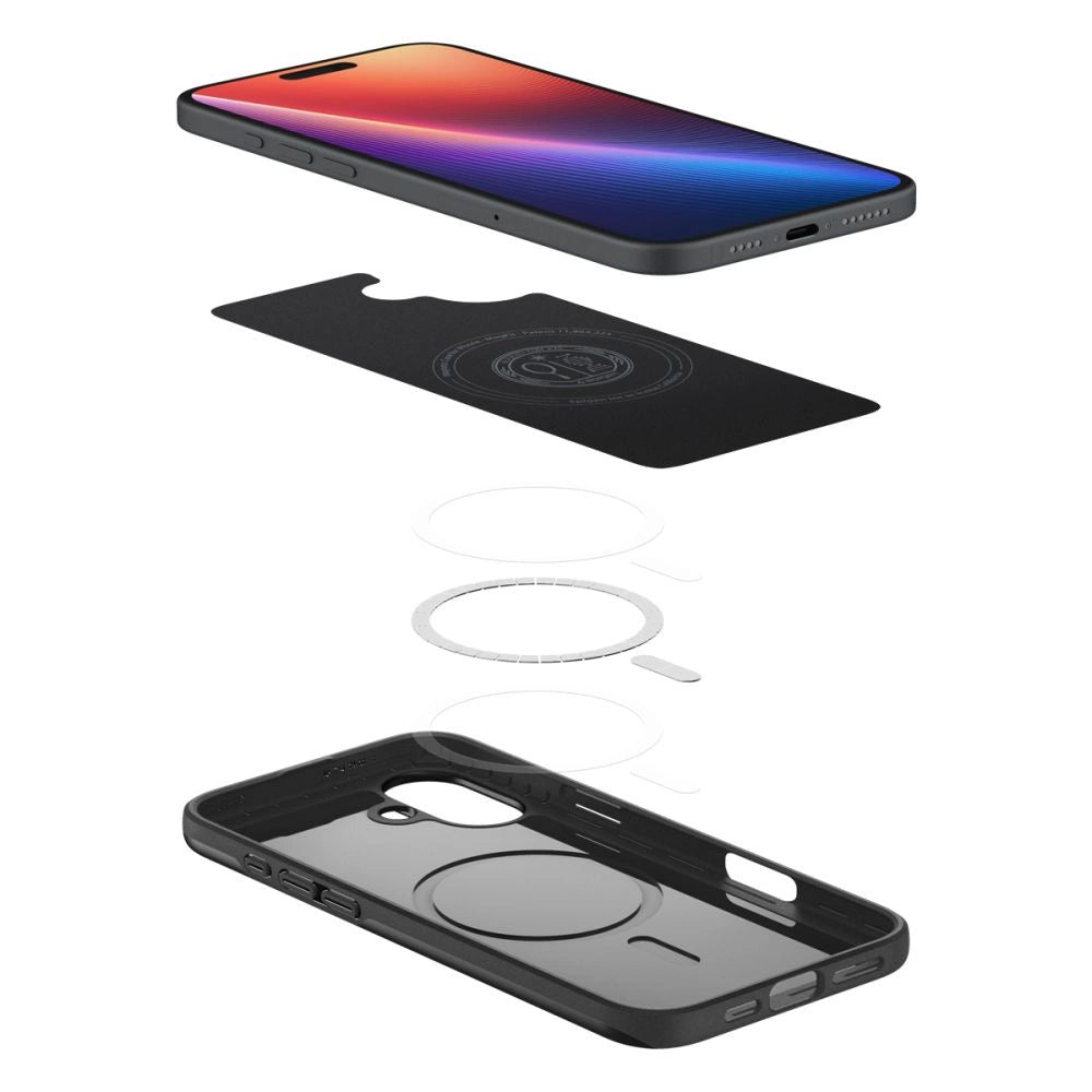 Spigen Thin Fit MagSafe Case til iPhone 16 Plus - sort