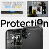 Spigen Rugged Armor MagSafe Case til iPhone 16 Plus - sort