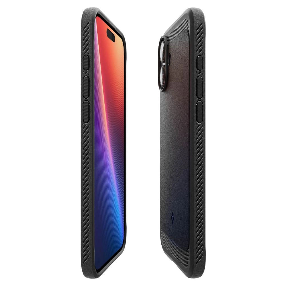 Spigen Rugged Armor MagSafe Case til iPhone 16 Plus - sort